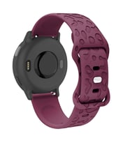 Samsung Watch 46mm Gear S3 22mm Honor Magic 2 46mm Kordon Leopar Desen Yumuşak S (Vişne)