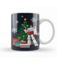 Ratchet Around The Christmas Tree Transformers Kupa Bardak Porselen