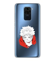 Xiaomi Redmi NOTE 9 Uyumlu İtadori Tasarımlı Şeffaf Telefon Kılıfı