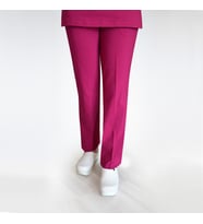 Unisex Pembe Esnek Likralı Doktor Hemşire Cerrahi Tek Alt Pantolon