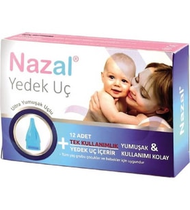 Nazal Burun Aspiratörü Yedek Uç 12'li