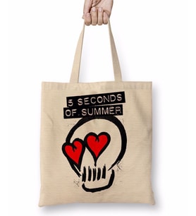 5 Sos 5 Seconds Of Summer Bez Çanta Uzun Saplı
