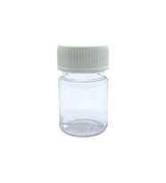 60ml plastik şeffaf plastik düz kapaklı şişe, 24 adet, plastik şişe, esans şişesi, medikal şişe, kozmetik şişe, ecza şişesi
