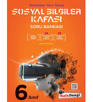 KAFA DENGİ YAYINLARI 6. Sınıf Sosyal Bilgiler Soru Bankası  Sosyal Bilgiler Kafası