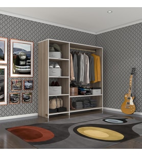Kenzlife giysi dolabı mükremin 150*150*40 crd gardırop