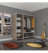 Kenzlife giysi dolabı mükremin 150*150*40 crd gardırop