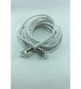Perde Tül Fon Toplama Aparatı Halat Kordon Braçol 300cm Metal Uçlu 1 Adet demirkordon