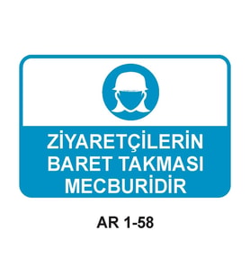 İŞ GÜVENLİĞİ UYARI LEVHASI 1 ADET PVC 21 X 29CM