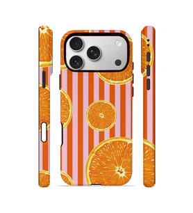 iPhone 17 Pro Max Vorian Çift Katmanlı Kılıf Sunset Orange Grove