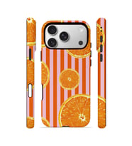 iPhone 17 Pro Max Vorian Çift Katmanlı Kılıf Sunset Orange Grove