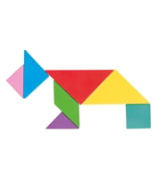 03 569 Ahşap Manyetik Tangram -Pilsan Oyuncak