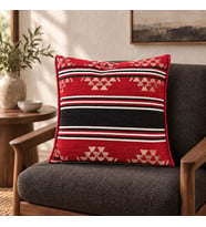BK Gift El Yapımı Otantik Türk Kilim Kırlent Yastık 43x45 cm -3 Bohem Etnik Dekoratif Koltuk Yastığı