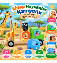 Ahşap Hayvanlar Kamyonu