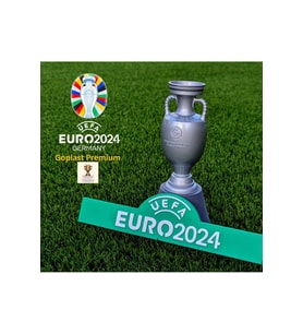 Uefa Euro 2024 Cup Standlı 3 Parça (GERÇEK BOYUT)