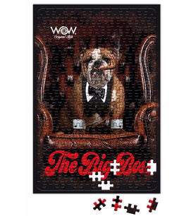 The Big Boss Pug Köpek Puzzle 240 Parça Yapboz