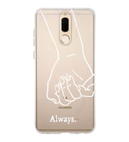 Huawei Mate 10 Lite Uyumlu Baskılı Yumuşak Silikon Şeffaf Telefon Kılıfı