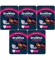 Drynites Emici Gece Külodu/Külot Bez Kız 13+ Yaş (48-60KG) X Large 100 Adet Mega Pk (5PK*20)