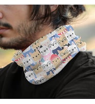 Bilge Kopekler Tasarımlı Saç Bandanası