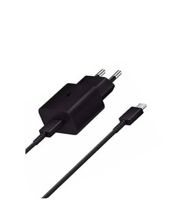 Samsung 25w Süper Hızlı Orijinal Şarj Cihazı ( Adaptör + Kablo ) EP-T2510XBEGEU A06 / A16 / A26 / A07 / A17