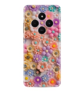 Xiaomi 14C Kılıf Boutique Baskılı Resimli Rengarenk Papatyalar Pcode -060