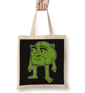 Shronk Meme Bez Çanta Uzun Saplı