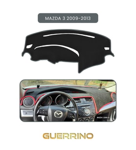 MAZDA 3 2009-2013TORPİDO KORUMA HALISI GRİ KENAR