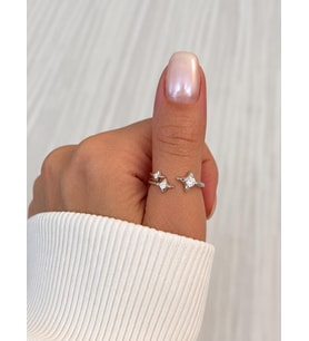 Üç Yıldız Silver Yüzük