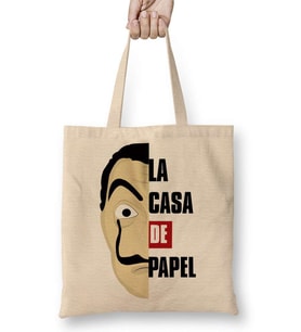 La Casa De Papel Salvador Dali Bez Çanta Uzun Saplı