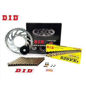 Did-Sunstar 2010-2013 KTM 990 Adventure Uyumlu Zincir Dişli Set Gold (Sarı) Renk