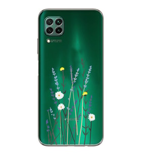Huawei P40 Lite Uyumlu Baskılı Yumuşak Silikon Şeffaf Telefon Kılıfı