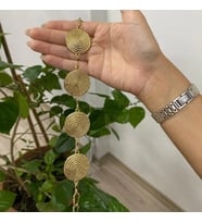 VAZIRADK Spiral Desenli Zincir Kemer (Gold)