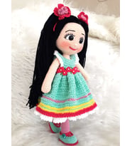 Sevimli Melek Bebek Amigurumi Organik Oyuncak