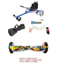 Citymate Elektrikli Kaykay Hoverboard Akıllı Denge 6.5 Inch + HoverKart + Çanta EXTREM PAKET D01