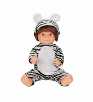 BEBELOU HAYVAN KOSTÜMLÜ BEBEK SET 40CM