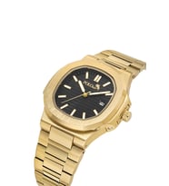 Polo Air Takvimli Premium Çift Klipsli Erkek Kol Saati Gold Siyah Renk PL-7089E5x