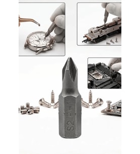 Bits Uç Matkap Ucu Tornavida Ucu Vidalama Ucu S2 Yüksek Kalite Çelik SPH1 25 - 637962027808 (Gümüş)