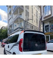 FİAT DOBLO 2010-2022 SİYAH KULAKLI SPOİLER (SRY)