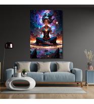 Kanvas Tablo Astral Evren Temalı Dijital Baskı Kanvas Modeli Ev Dekoru