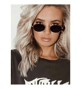 Oval Unisex Güneş Gözlüğü