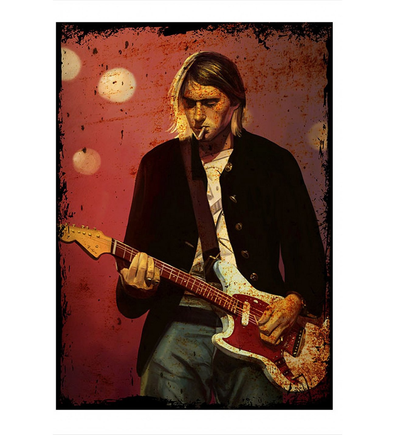 ekart Kurt Cobain Nirvana Art Mdf Poster
