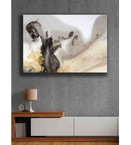 Koç stüdyo Modern tasarım kanvas tablo 50x70 (Çok Renkli)