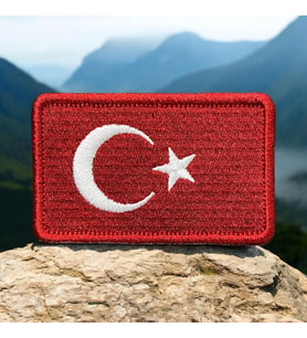 DÜKKAN DESİGN TÜRK BAYRAĞI PEÇ-ARMA