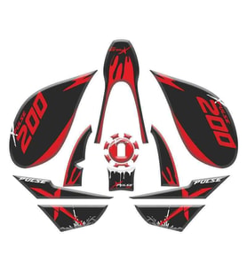 Hero Xpulse 200 2020 - 2025 Uyumlu Tank Pad Set 003