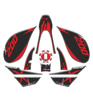 Hero Xpulse 200 2020 - 2025 Uyumlu Tank Pad Set 003