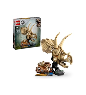 ® Jurassic World Dinozor Fosilleri: Triceratops Kafatası 76969- 9+ Oyuncak Dinozor Yapım Seti (468P)