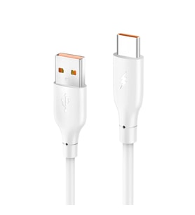 Dc65 Usb To Type-c 1m 3.0a Hızlı Şarj Kablo - Beyaz