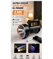 Everton Rt-698A Şarjlı Projektör 50w 5000lumen Şarjlı (15 Saat) Powerbank Özellik 2km Menzil