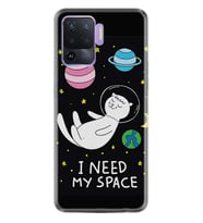 Kılıfland Oppo Reno 5 Lite Kılıf Silikon Resimli Kapak I Need My Space Stok 918