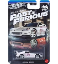 Hot Wheels Fast And Furious Graphic Remix Auto Honda S2000 – Model Die Cast Scala 1:64 – Uzunluk 7 C