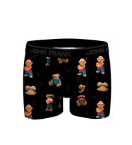 JOHN FRANK DİJİTAL BASKILI MODAL BOXER White